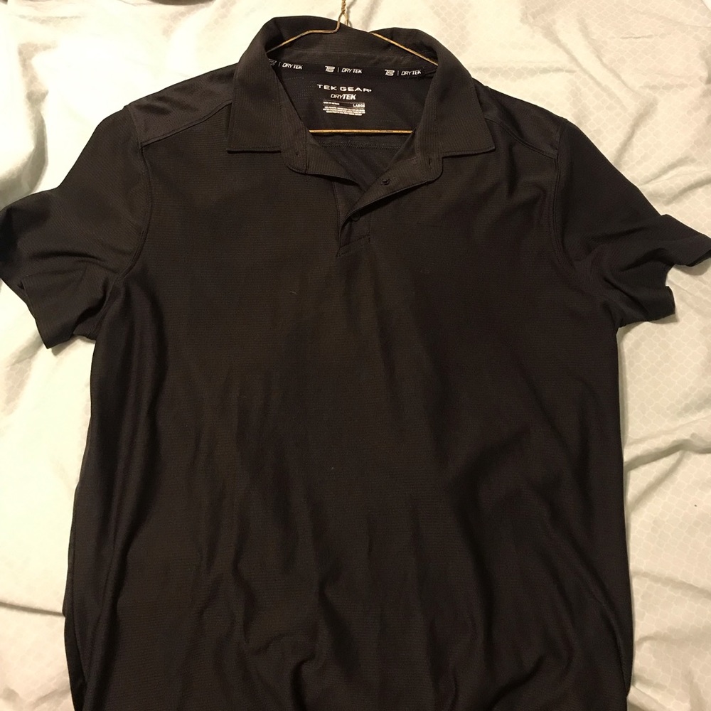 Tek Gear Black Polo